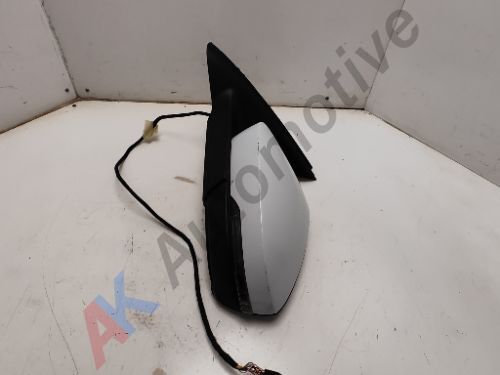 Skoda Octavia MK3 Facelift 2017-2020 Door Wing Mirror Left Powerfold White LS9R